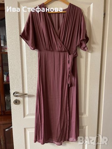 Нова елегантна дълга рокля Испания  миди midi дължина изчистен модел Oysho , снимка 1 - Рокли - 45569894