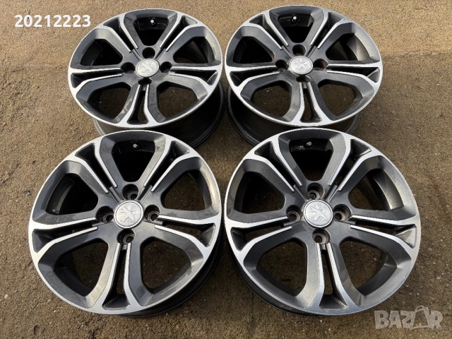 4 броя алуминиеви джанти за Peugeot 208,2008 16, снимка 2 - Гуми и джанти - 52720325