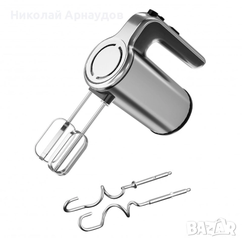 Миксер Oliver Voltz OV51110J, 500W, 5 скорости, Турбо, Аксесоари, Инокс, снимка 2 - Миксери - 52390523