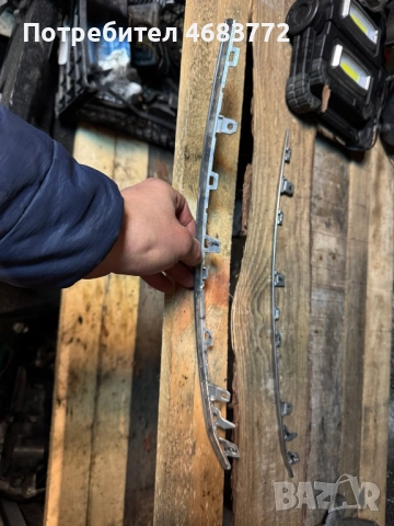 Горна дясна никелова лайсна на предна решетка Тигуан Vw Tiguan само за 30лв. 5n0853768h, снимка 3 - Части - 52804783