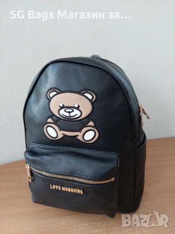 Moschino дамска чанта тип раница дамсса раница код 117, снимка 3 - Раници - 47407048