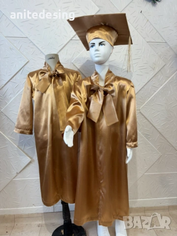 Тога и шапка за завършване на детска градина, снимка 9 - Детски рокли и поли - 53937306