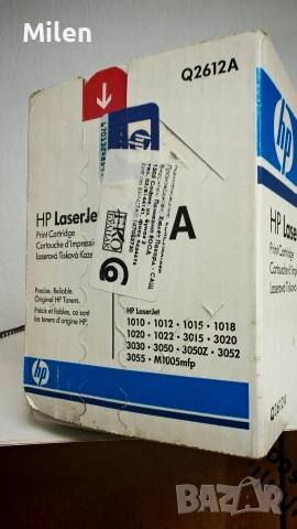 Оригинална тонер касета HP 12A, снимка 2 - Принтери, копири, скенери - 53770051