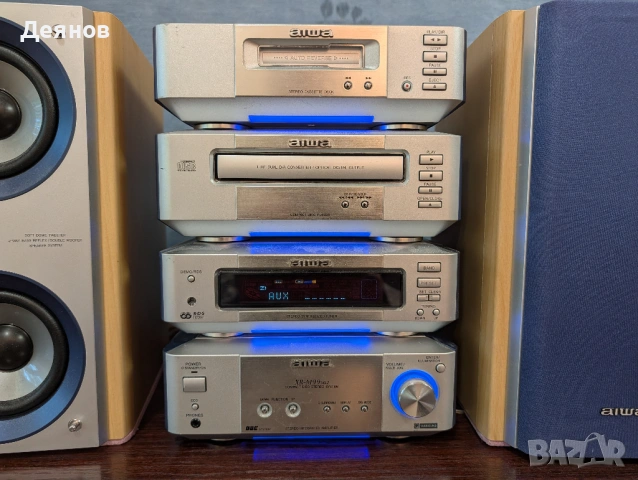 мини система AIWA XR-M99 MKII , отлична! Аудио компонент. , снимка 9 - Аудиосистеми - 54239990