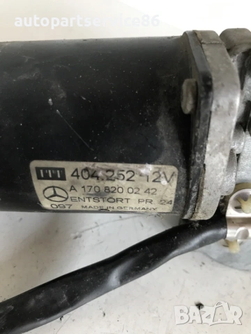 Моторче за предни чистачки за Mercedes SLK R170 2.3K (2001) A1708200242 , снимка 3 - Части - 53872653