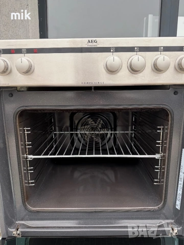 Фурна за вграждане AEG Инокс с плот , снимка 10 - Печки, фурни - 53719713
