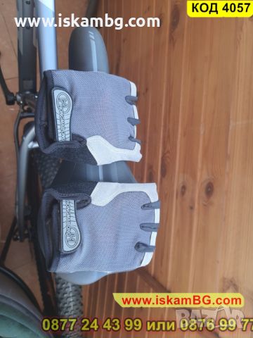 Еластични ръкавици без пръсти за колоездене и други видове спорт в сив цвят - КОД 4057, снимка 14 - Спортна екипировка - 45494742