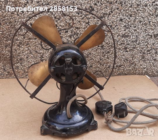 Колекционерски вентилатор от 1920 г марка Kabe, снимка 2 - Антикварни и старинни предмети - 45236273