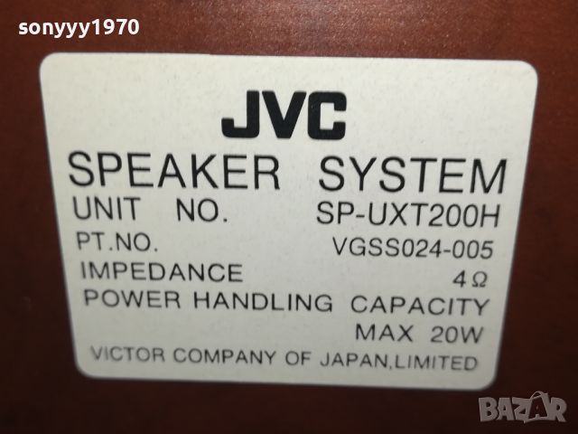 JVC SP-UXT200H X2 ВНОС SWISS 0506240842LNWC, снимка 18 - Тонколони - 46062741