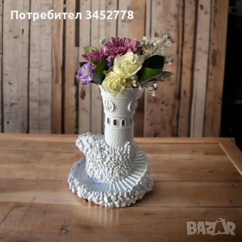 Пленителна ваза "Кула", снимка 1 - Вази - 45454547