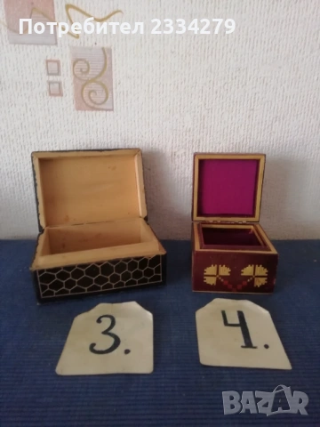 Стари дървени кутии и солница и маска, снимка 7 - Антикварни и старинни предмети - 53066301