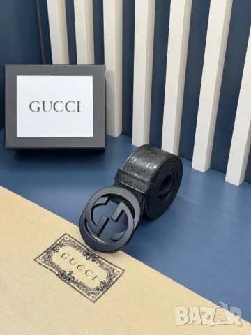 колани от естествена кожа в кутия gucci 3см, снимка 8 - Колани - 50406877