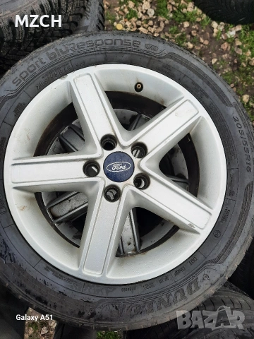 ляти джанти с гуми 5×108,16цола, форд , снимка 4 - Гуми и джанти - 54070677
