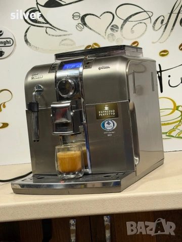 Кафемашина кафе автомат Saeco Syntia с гаранция, снимка 3 - Кафемашини - 53579133