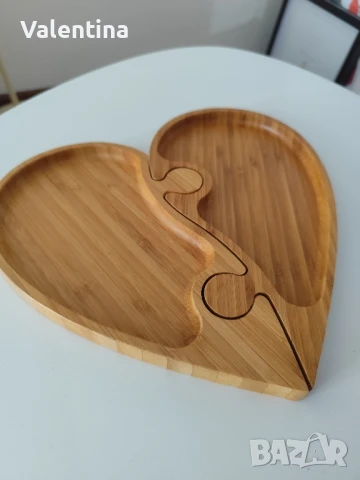 бамбукова чинийка за ядки, снимка 2 - Чинии - 51015198