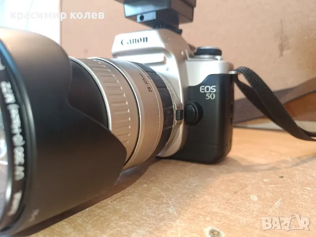 фотоапарат "Canon EOS 50" със светкавица "METZ SCA3000", снимка 4 - Фотоапарати - 50149835