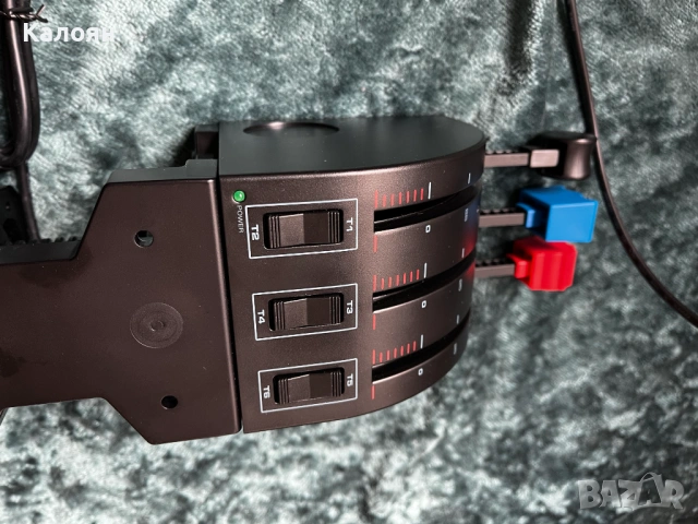 Система за полети Logitech G Saitek PRO, Лост и циферблат, снимка 4 - Джойстици и геймпадове - 54026305