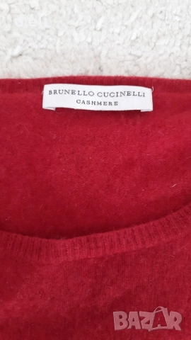 Brunello cucinelli Original Size M 100% Кашмир Уникален пуловер , снимка 2 - Блузи с дълъг ръкав и пуловери - 51835200