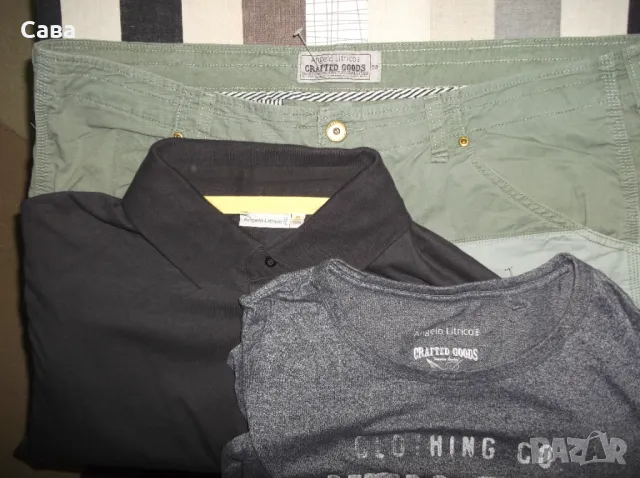 Къси панталони,тениска и блуза ANGELO  мъжки,3-4-5ХЛ