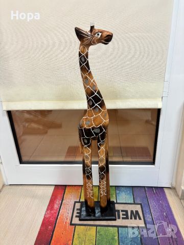 Жирафи и Слончета от дърво , снимка 7 - Декорация за дома - 39377608
