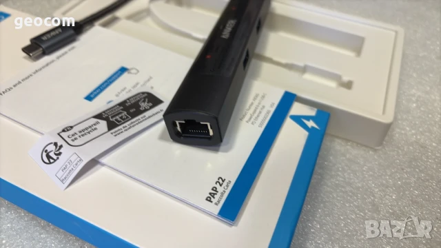 ANKER A8365 6in1 USB-C Hub 65W PD (HDMI,LAN,2xType-C,2xUSB), снимка 5 - Друга електроника - 50762811