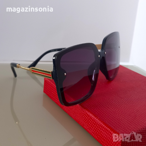 Стилен модел дамски слънчеви очила//6 цвята//подарък-калъф за съхранение и кърпичка , снимка 7 - Слънчеви и диоптрични очила - 45003915