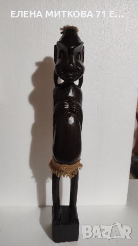 3 леки дървени статуетки африкански фигури, снимка 6 - Статуетки - 45560726