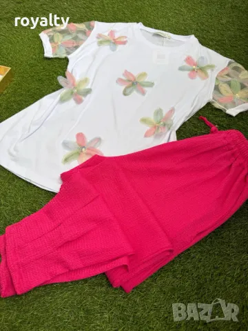 Памучни дамски комплекти Различни дизайни 