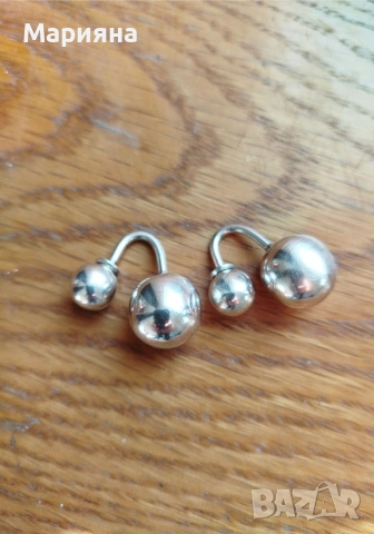 Сребърни обеци 