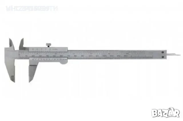 Класически стоманен шублер с нониус, 150 /0,01 mm,, снимка 3 - Шублери - 50821991