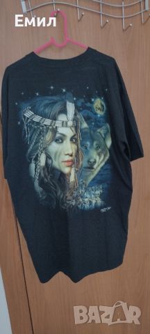 Тениска Rock Chang Original Indian Queen of Wolves 

, снимка 3 - Тениски - 45464783
