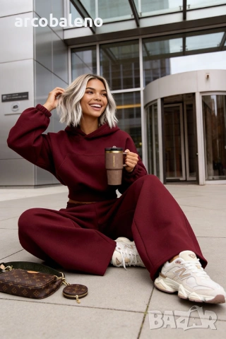 Дамски зимен комплект анцуг Balloon, 2цвята , снимка 4 - Комплекти - 53645822