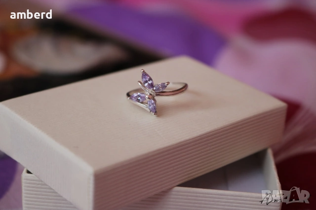 Страхотен сребърен пръстен - модел R067, снимка 4 - Пръстени - 53614511