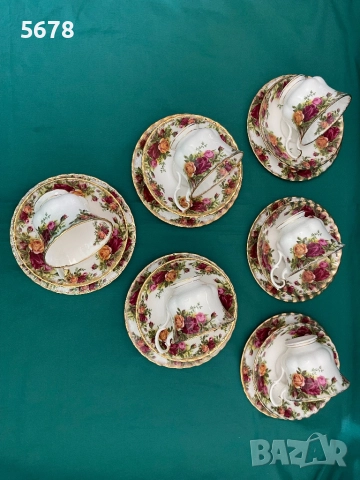 Royal Albert сервиз за чай, снимка 4 - Сервизи - 52775705