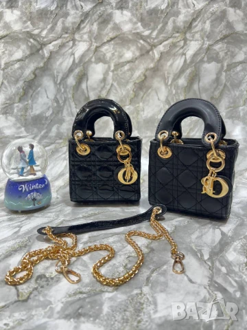 мини чанти christian dior 12х12см, снимка 7 - Чанти - 50776309