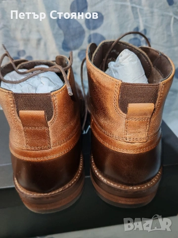 Удобни мъжки кларкове от естествена кожа Oliver Jacob № 45, снимка 6 - Мъжки боти - 53793206