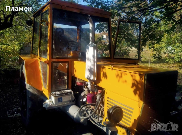 Трактор Булгар ТК-80 + инвентар (ремаркета + 2 бр. плугове) – палиш и работиш 5600 моточаса, снимка 2 - Селскостопанска техника - 54189778