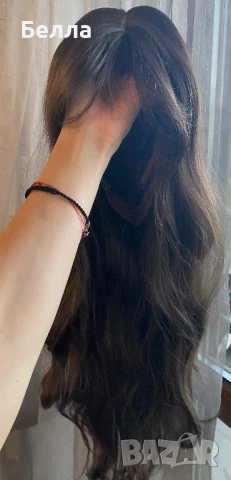 НОВА естествена перука! 100% високо качество, снимка 2 - Аксесоари за коса - 51056723