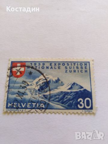 Пощенска марка Швейцария 1939, снимка 1 - Филателия - 46667513