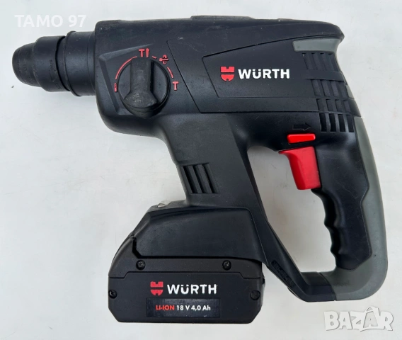 Wurth H 18-MA Compact & Wurth BS 18-A Compact - Безчетков перфоратор и винтоверт 2x18V 4.0Ah, снимка 3 - Перфоратори - 53766764
