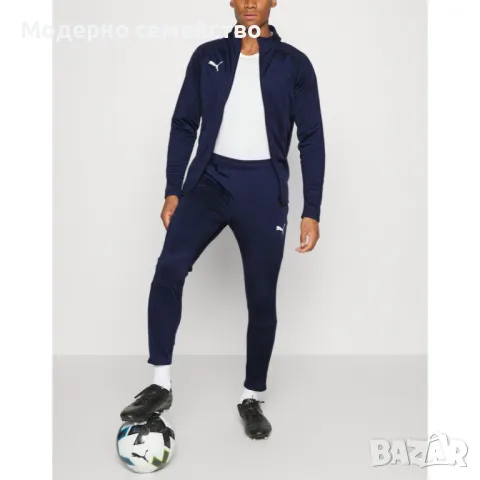 Мъжки спортен екип PUMA TeamLiga DryCell Tracksuit Navy, снимка 1 - Спортни дрехи, екипи - 46858660