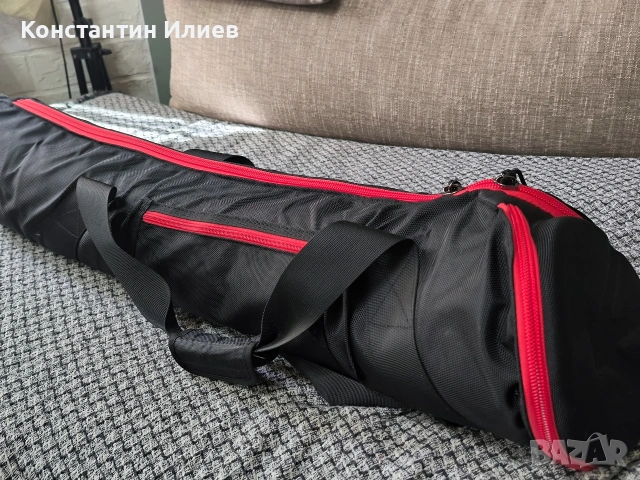 Алуминиев статив Manfrotto 055 в комплект с трипозиционна глава Manfrotto XPro, снимка 3 - Чанти, стативи, аксесоари - 54122951