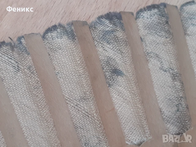 Старо дамско ветрило 19 век дърво и коприна ръчно рисувано, снимка 7 - Антикварни и старинни предмети - 51252468