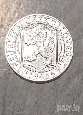 100 крони 1948 ЧССР, снимка 2 - Нумизматика и бонистика - 50614882