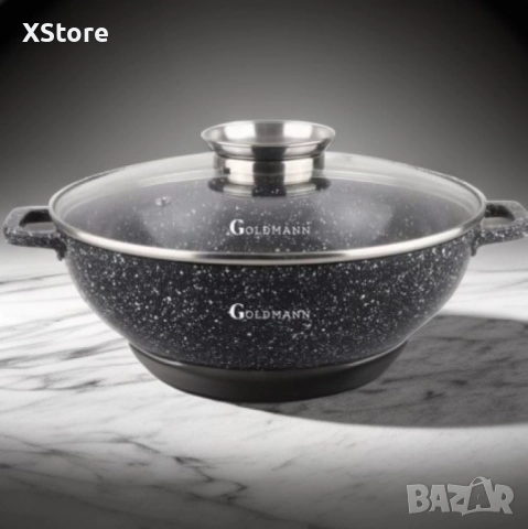 Тенджера Goldmann 24/28/32/36 см., плитка, Лят алуминий, Керам. покр., Индукция, снимка 4 - Съдове за готвене - 52507439