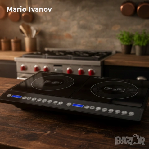 Двоен индукционен котлон Home Star HS-IND2002