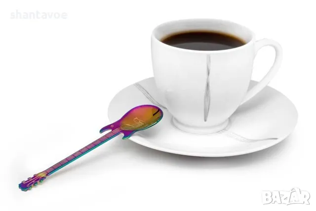 Метални лъжици китара в различни цветове - 3 броя, снимка 5 - Прибори за хранене, готвене и сервиране - 49369825