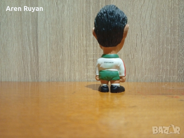 Мини фигурка на Христо Стоичков.Искупувано от Франция.Височина -8см. Широчина -2см, снимка 2 - Фигурки - 54184481