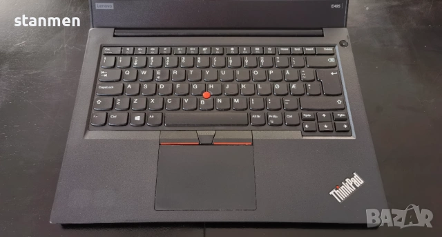 Продавам Гаранционнен Lenovo ThinkPad Е495/IPSматFHDсKам/4x2.6ghzThr/ssd256gb/8gb/Vega8/7чБат, снимка 6 - Лаптопи за работа - 53634208