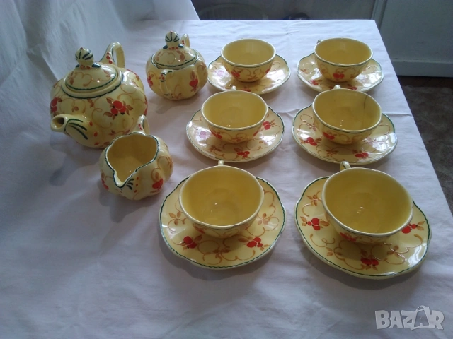 Продавам антикварен сервиз за чай-Ditmar Urbach,Turn-Teplitz., снимка 9 - Антикварни и старинни предмети - 53646510